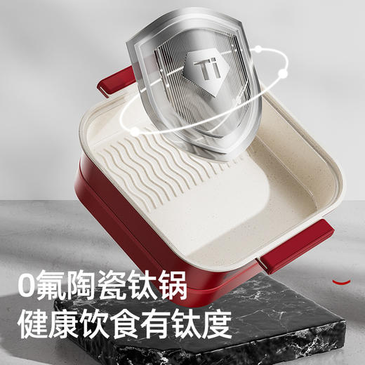 大宇玻璃电蒸锅炖煮多功能家用一体蒸笼S31 商品图2