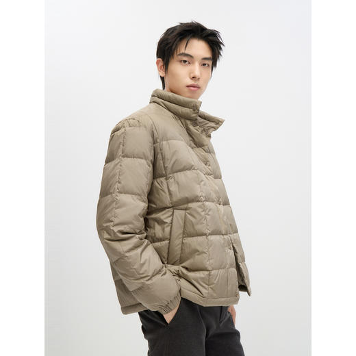 GXG男装  冬季热卖GXG男士短款休闲立领鸭绒轻薄短款羽绒服男 商品图2