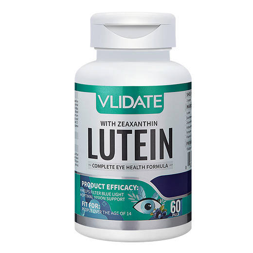 【保税】美国 维力特（VLIDATE）叶黄素护眼片 60片 商品图0