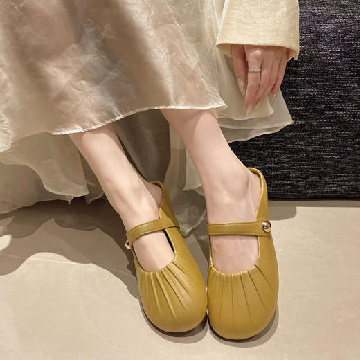 26.9 /任选2双 包邮💰亏本清仓价【法式芭蕾风懒人半拖】  数量加购2双结算26.9，单拍一双不发货，可备注颜色尺码 商品图2