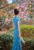 【蓝 姬】春夏新款人丝提花古法改良旗袍年轻日常优雅新中式 商品缩略图4