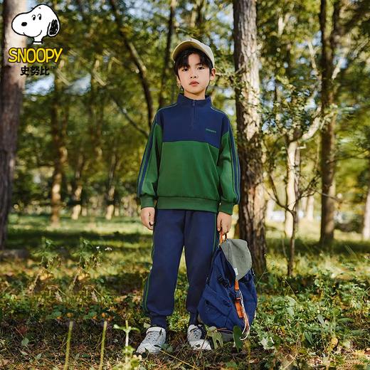 【推荐】史努比儿童卫衣套装2024春秋新款女童运动童装休闲裤子两件套SZZC112 商品图2