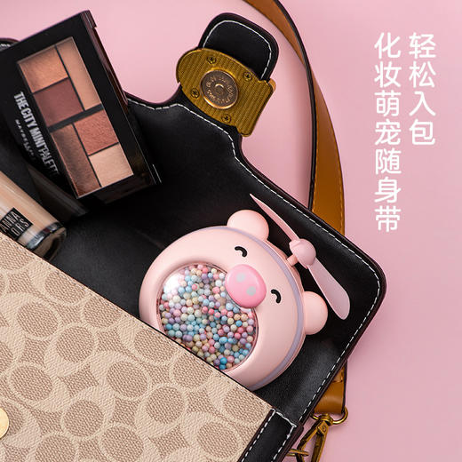 【天虹新款❗️LED美妆镜小风扇】集补光、风扇、化妆镜以及颜值于一身！USB锂电风扇办公室学校用静音带化妆镜风扇 商品图2