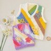 苏苏姐家彩虹花朵马甲手工diy编织钩针毛线团自制亲子材料包 商品缩略图1