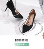千百度CºBANNER2025新款羊皮钻饰婚鞋A25170003 商品缩略图3