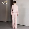 AD春季职业装气质女神范西装套装女高端粉色羊毛呢子西服两件套裤 商品缩略图4