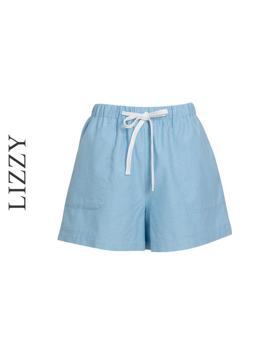 LIZZY夏季时尚都市休闲多巴胺百搭木棉短裤8133 商品图4