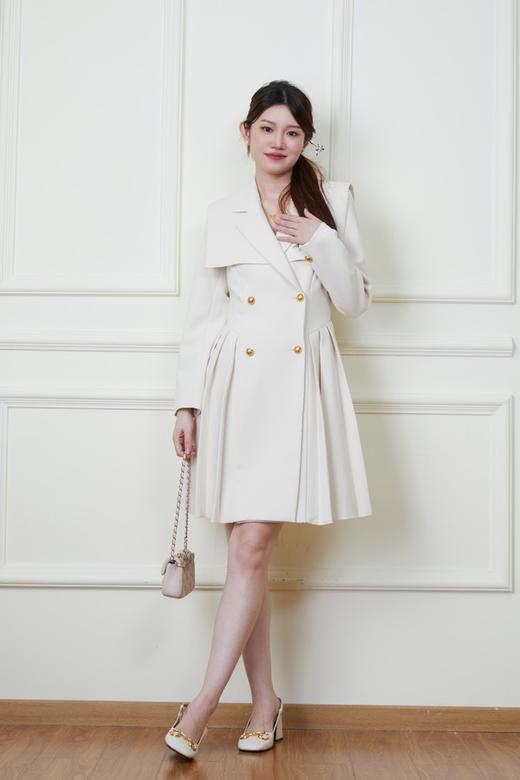 Le Malene 白色甜美气质西装连衣裙 19884 商品图1