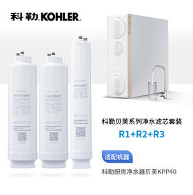  科勒（KOHLER）贝芙KPP40专用整套3支滤芯组合