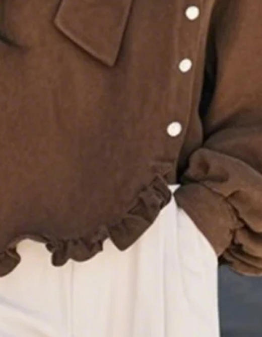 裁缝学苑AS436不规则新中式磨毛衬衫纸样女装上衣衬衣版型图纸 商品图4