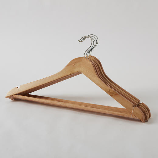 木制衣架IK001 5个装 商品图0