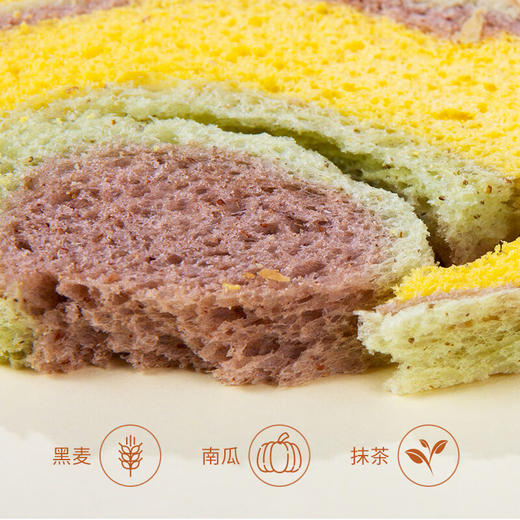 【控糖控卡食品】怡力彩虹全麦面包/鲜酵母臻全麦面包1000克 商品图1