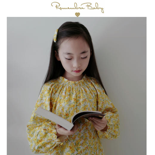 现货 / SWEET OLIVE | 桂梦飘香 家居服套装+发夹 进口超柔软双层纱面料制 亲子款 商品图0