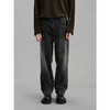 GXG男装 黑灰色直筒牛仔裤通勤男长裤 热卖牛仔裤G24X054058 商品缩略图3
