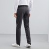 柒牌休闲裤男春夏新款合体直筒中腰时尚百搭中青年灰色长裤子	124H71790 商品缩略图1