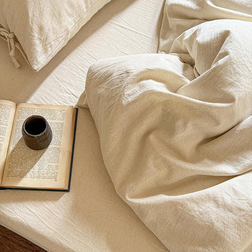 多喜爱 A类提花全棉水洗套件 四件套（浅灰、米白、卡其、星河、麻白） 商品图10