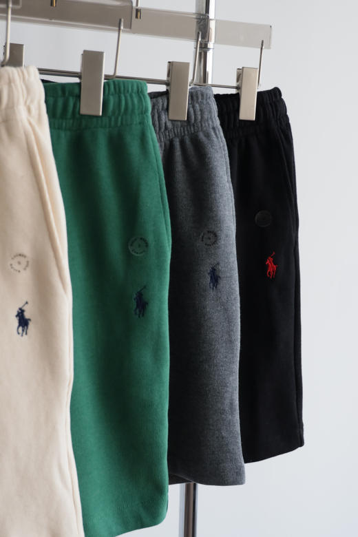 R.L 条绒棉涤混纺 刺绣小标中裤 DK346 商品图5