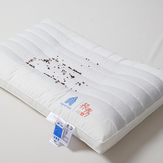 自然醒全棉酒店荞麦枕头枕芯助睡眠护颈椎专用五星酒店家用套装一对成人男定型XK 商品图7
