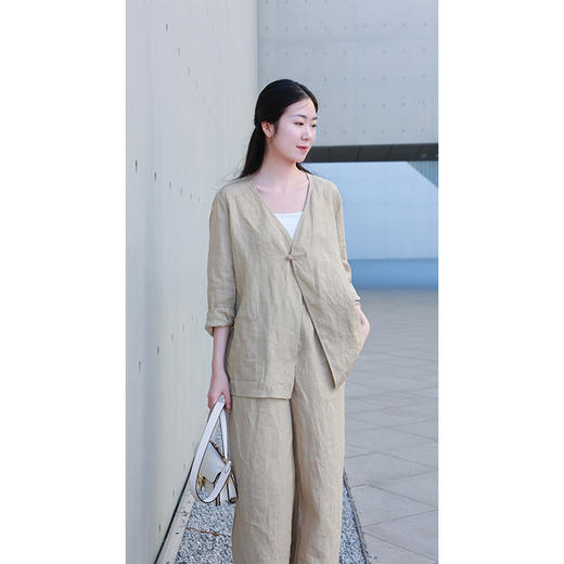 【抖音专属】阔腿裤（24709615赭罗-设计师） 商品图1