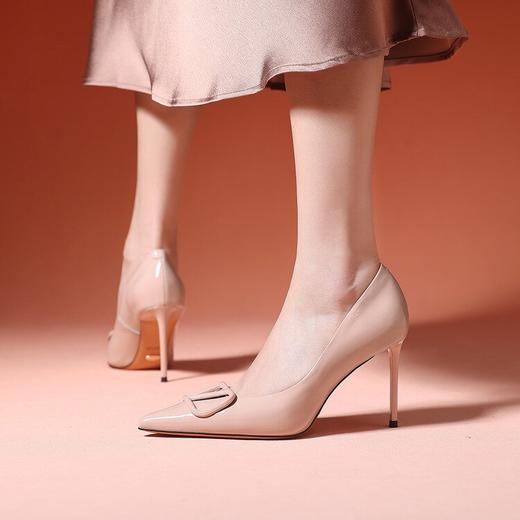 【预售7天】新款法式复古高颜值高跟鞋配裙子百搭高跟女单鞋XC&SR289 商品图2