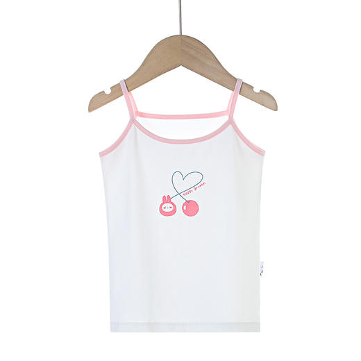 【59.9/任选3件！】夏季新款纯棉女童吊带 女宝宝卡通打底背心 中大童护肚内衣家居服-QQ 商品图7