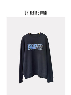 430864254手绘字母圆领卫衣