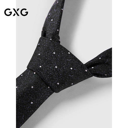 GXG领带男士黑色商务休闲正装韩版衬衫配件上班结婚新郎伴郎 商品图1