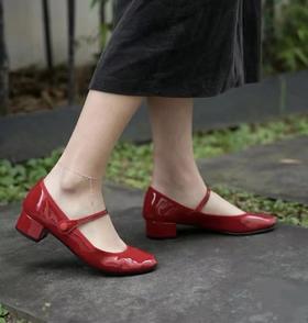 重磅渠道  REPETT低跟玛丽珍  法国小众  3cm漆皮单鞋芭蕾舞鞋
