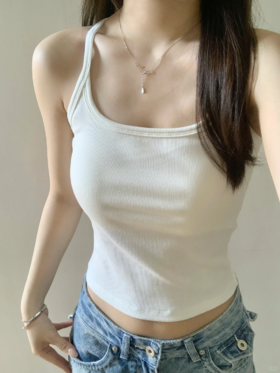 <曾小咸推荐> 蕾丝镂空吊带背心 日常89/件 活动价49.99/件！【预售款，预计3-15天发货】