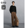 GXG男装 黑色羊毛混纺毛衣通勤打底衫 24年冬G24X204037 商品缩略图1