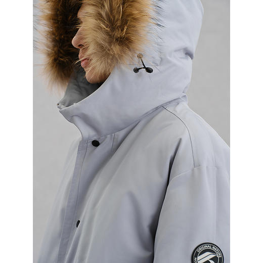 GXG男装 毛领连帽长款羽绒服通勤外套24冬热卖G24XY14006 商品图2