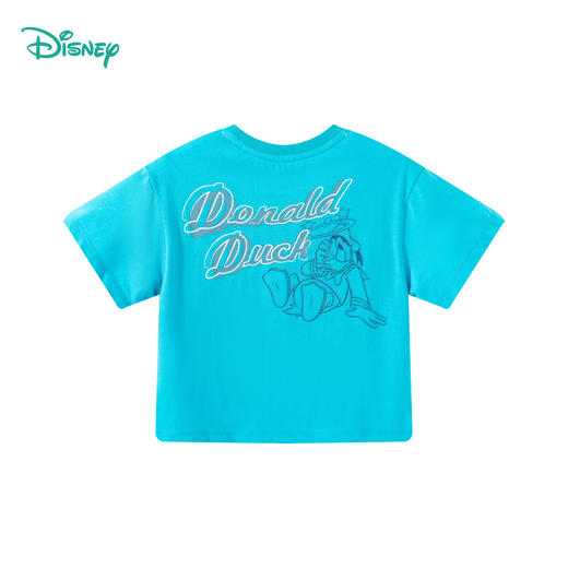【5A抑菌】迪士尼25夏季新款男童纯棉短袖T恤清新印花透气休闲百搭上衣* 商品图9