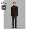 GXG男装 弹力保暖半高领通勤长袖T恤  内搭柔软舒适长袖 冬季热卖G24X344019 商品缩略图1