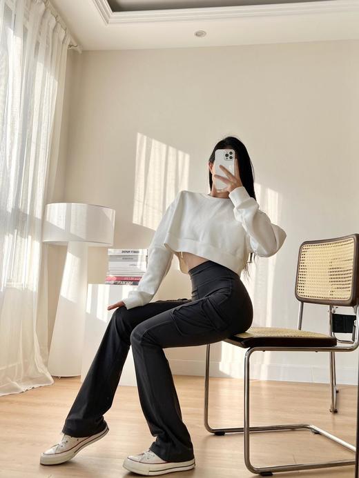 Lululemon/露露Everlux女士运动高腰工装口袋微喇裤（SS） 商品图10
