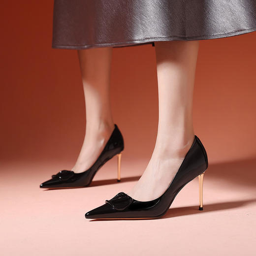 【预售7天】新款法式复古高颜值高跟鞋配裙子百搭高跟女单鞋XC&SR289 商品图3