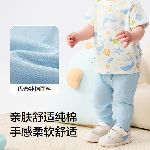 巴拉巴拉宝宝裤子婴儿pp裤男女童2025新款夏季趣味萌 商品图3