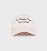 Sporty & Rich - Faubourg Hat - Cream/Chocolate - 女装 - 帽子 - 奶油色/巧克力色 商品缩略图0