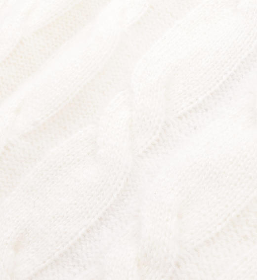 Sporty & Rich - Faubourg Crewneck - Cream/Chocolate - 女装 - 圆领毛衣 - 奶油色/巧克力色 商品图3