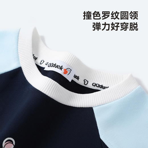 【清仓捡漏】【120-165】【可可鸭】女童春秋卫衣百搭撞色上衣 商品图4