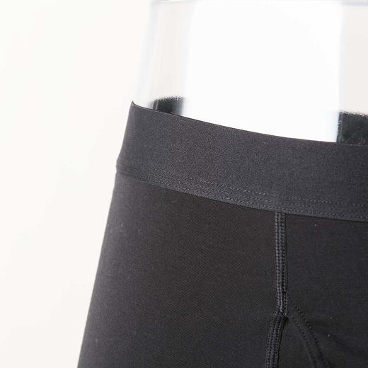 男士短裤 棉混 前开襟 黑色 商品图2