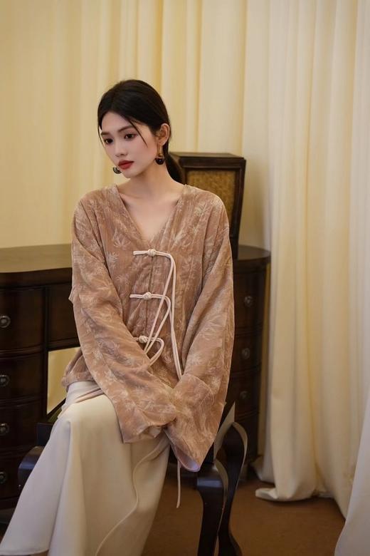 Le Malene 米白色优雅缎面高腰半裙 19651 商品图5