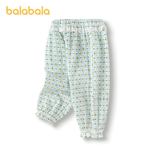 巴拉巴拉宝宝裤子女童防蚊裤2025新款夏季宽松舒适潮 商品图2