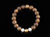 XY0121沉香18K金珍珠手串 商品缩略图0