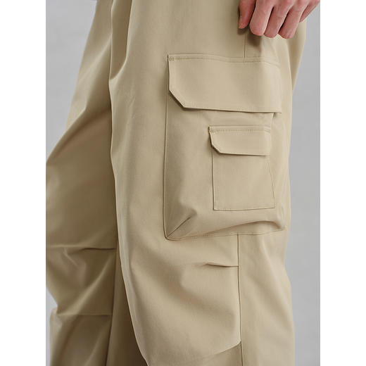 GXG男装 索罗娜工装裤宽松通勤休闲裤 24年冬休闲裤G24X024144 商品图2