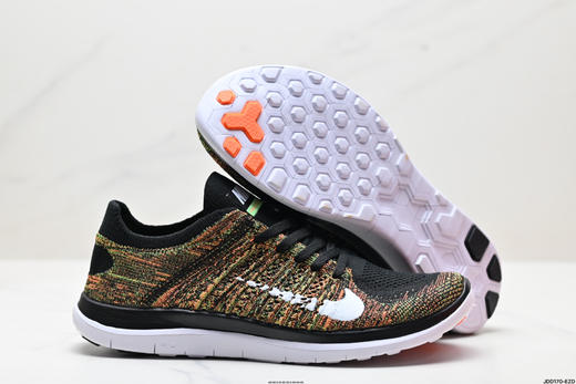 耐克Nike Free 4.0 Flyknit赤足轻量透气休闲运动跑步鞋631053-006男鞋 商品图4