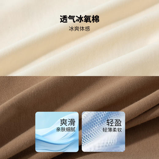 【米奇印花冰感套装】迪士尼25夏季新款凉感短袖T恤宽松透气短裤套装ZD2ET026 商品图14