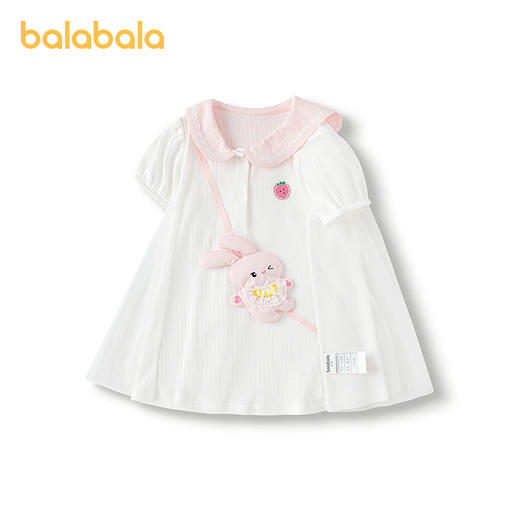 巴拉巴拉女童连衣裙宝宝裙子2025新款夏装可爱洋气萌 商品图4