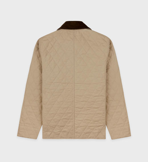 Sporty & Rich - Crest Seal 100Th Quilted Jacket - Beige - 女装 - 夹克 - 米色 商品图1