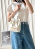 香奈儿-23s春夏系列Antibazp皮mini22Bag白/金单肩包（HH） 商品缩略图6