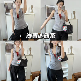 新品上身 | 可露丽风，撞色抹胸为造型增添时髦感